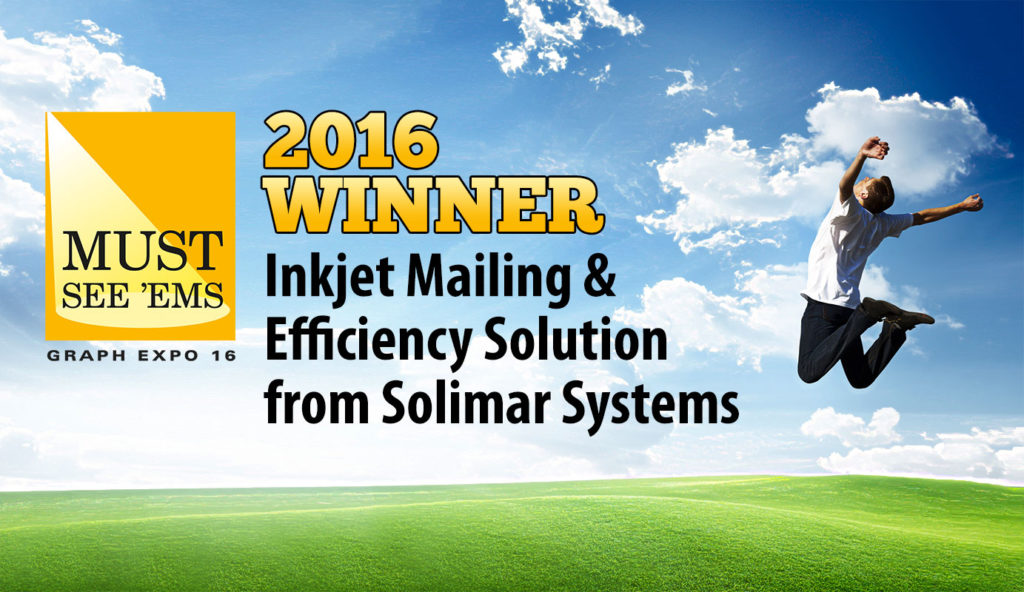 Inkjet Mailing and Efficiency - A Graph Expo 2016 Must-See Solutions. Solimar Systems . Chemistry . Graph Expo