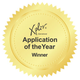 Xplor Application Of The Year Badge - Gold